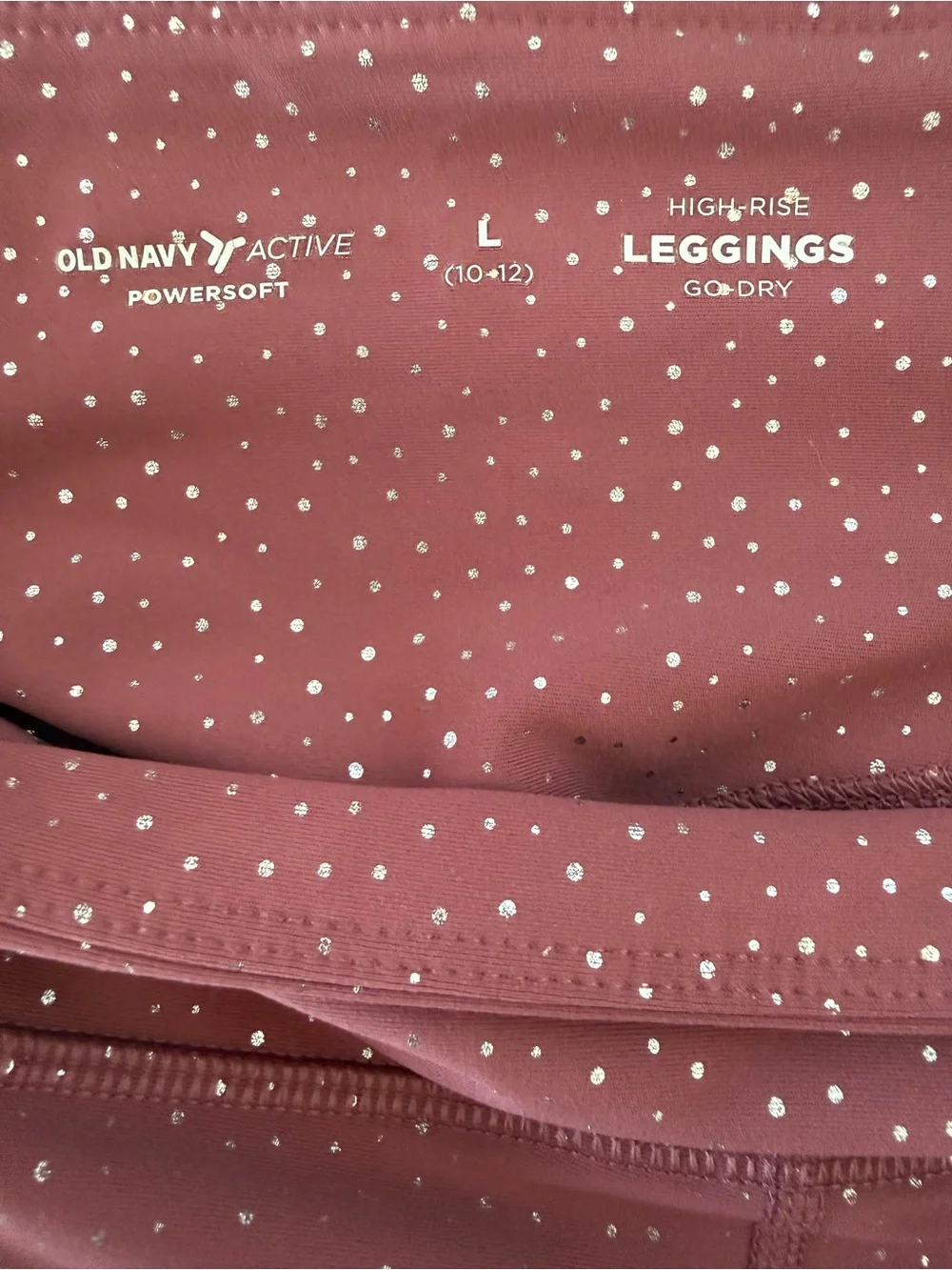 Kids Stretchy mauve Leggings with Sparkle